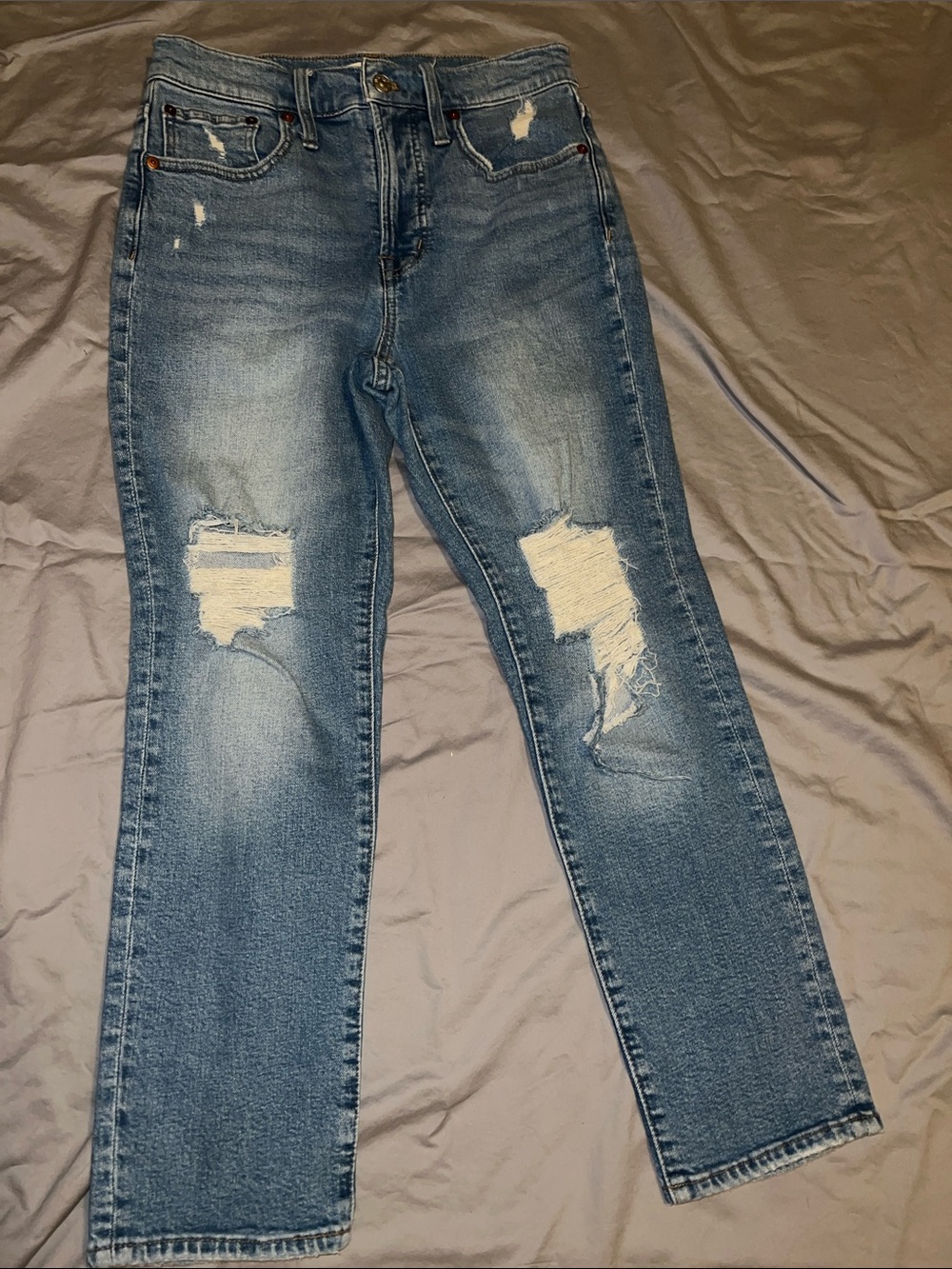 Madewell, the perfect vintage jean high-rise size 27 petite.